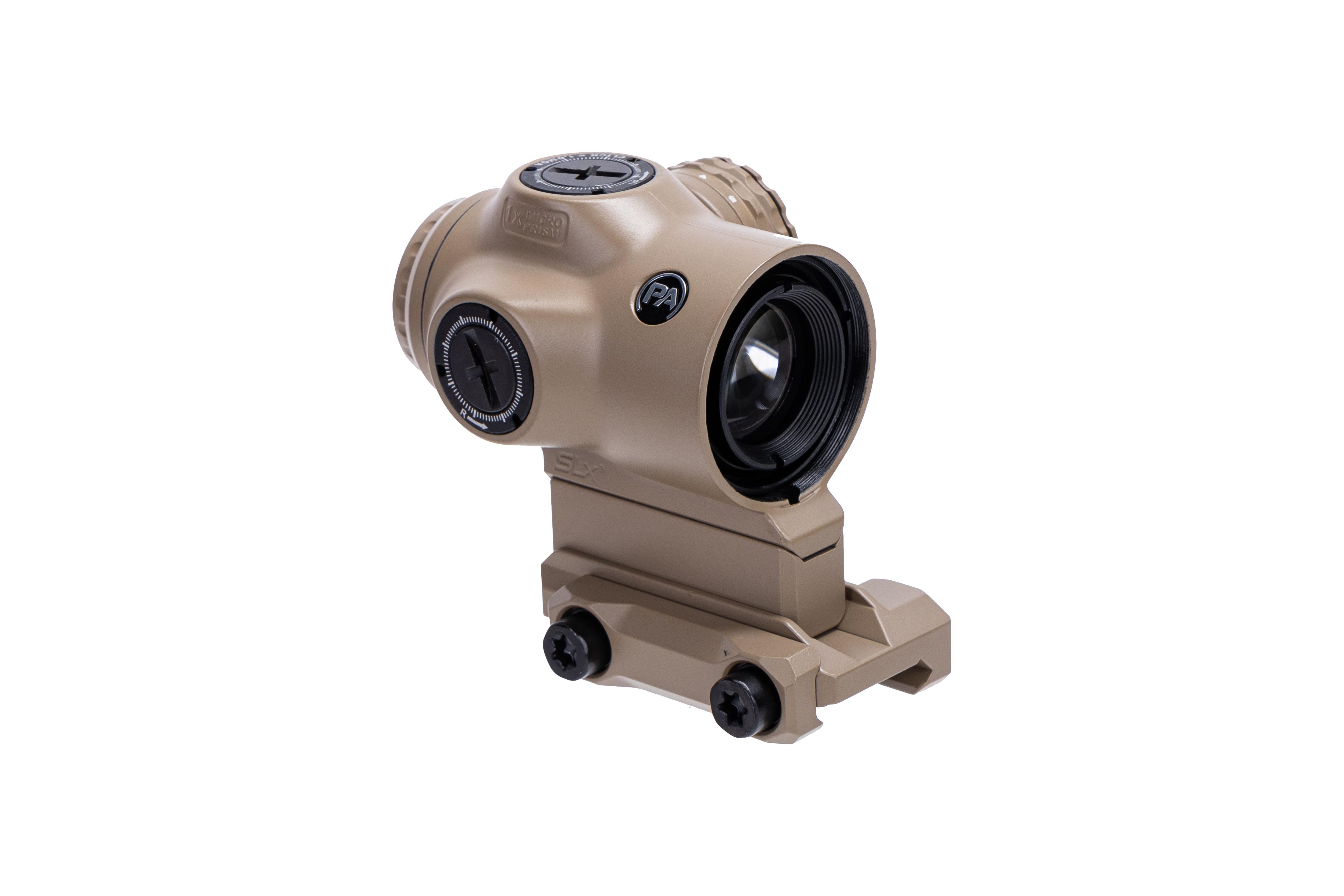 Primary Arms SLx 1X MicroPrism™ Scope - Red Illuminated ACSS Cyclops  Reticle - Gen II - Flat Dark Earth